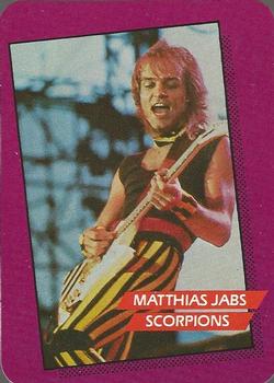 1985 AGI Rock Star #39 Matthias Jabs / Scorpions Front