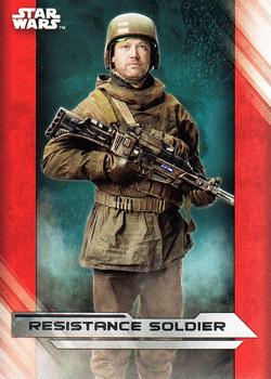 2017 Topps Star Wars: The Last Jedi #48 Resistance Soldier Front