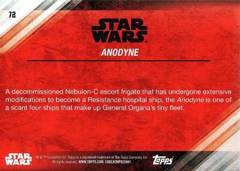 2017 Topps Star Wars: The Last Jedi #72 Anodyne Back