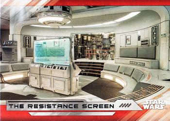 2017 Topps Star Wars: The Last Jedi #86 The Resistance Screen Front
