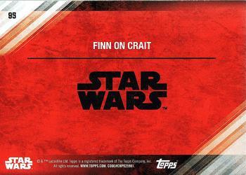 2017 Topps Star Wars: The Last Jedi #95 Finn on Crait Back