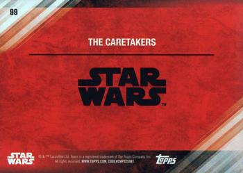 2017 Topps Star Wars: The Last Jedi #99 The Caretakers Back