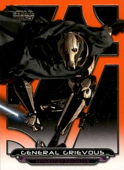 2017 Topps Star Wars: Galactic Files Reborn - Orange #ROTS-7 General Grievous Front
