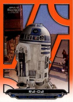 2017 Topps Star Wars: Galactic Files Reborn - Orange #ANH-1 R2-D2 Front