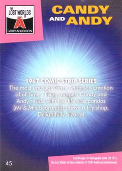 2016 Unstoppable Cards The Lost Worlds of Gerry Anderson #45 In the Garden Back