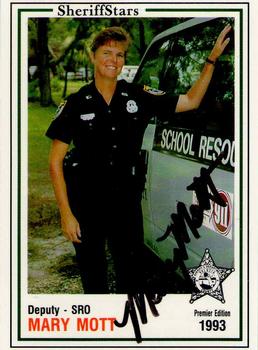 1993 Volusia County Sheriff's Office SheriffStars #NNO Mary Mott Front