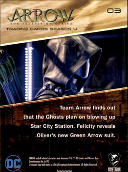 2017 Cryptozoic Arrow Season 4 #3 Green Arrow Back