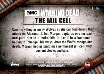 2017 Topps The Walking Dead Season 6 - Locations #L-5 The Jail Cell Back