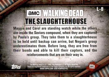 2017 Topps The Walking Dead Season 6 - Locations #L-8 The Slaughterhouse Back