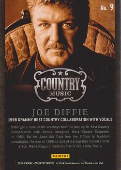 2014 Panini Country Music - Award Winners #9 Joe Diffie Back