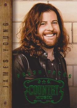 2014 Panini Country Music - Fresh Faces Green #15 James Young Front
