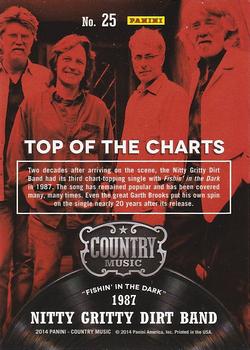2014 Panini Country Music - Top of the Charts #25 Nitty Gritty Dirt Band Back