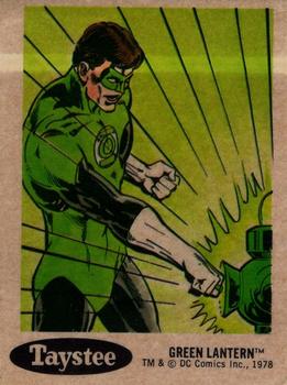 1978 Taystee Bread DC Superheroes Stickers #30 Green Lantern Front