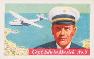 1936 Heinz Famous Aviators 1st Series (F277-4) #8 Edwin Musick Front