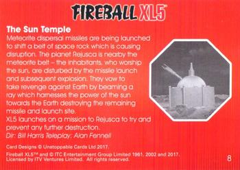 2017 Unstoppable Fireball XL5 #8 Missile Launch Back