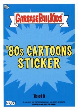 2018 Topps Garbage Pail Kids We Hate the '80s #7b Short Kate Back