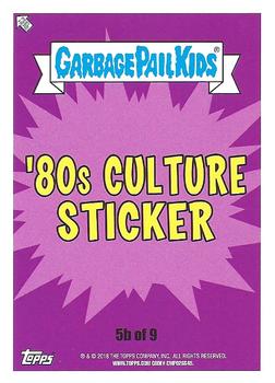 2018 Topps Garbage Pail Kids We Hate the '80s #5b Diskette Yvette Back