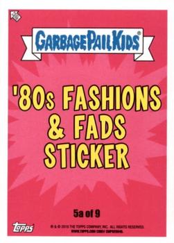 2018 Topps Garbage Pail Kids We Hate the '80s #5a Harry Metal Back