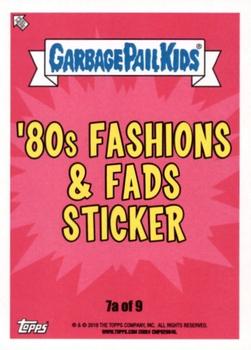 2018 Topps Garbage Pail Kids We Hate the '80s #7a Break-Lance Back