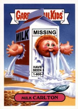 2018 Topps Garbage Pail Kids We Hate the '80s #7a Milk Carlton Front