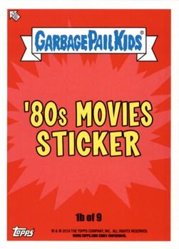 2018 Topps Garbage Pail Kids We Hate the '80s #1b Bonkers Bruce Back