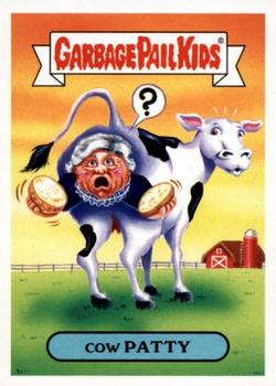 2018 Topps Garbage Pail Kids We Hate the '80s #7b Cow Patty Front