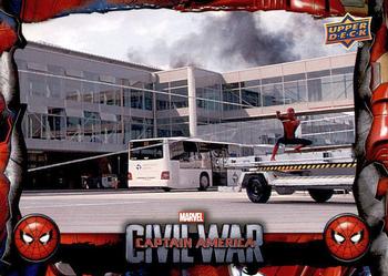 2017 Upper Deck Marvel Spider-Man Homecoming - Civil War #CW4 Reeling Him In Front