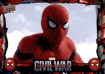 2017 Upper Deck Marvel Spider-Man Homecoming - Civil War #CW7 Web-head Close Up Front