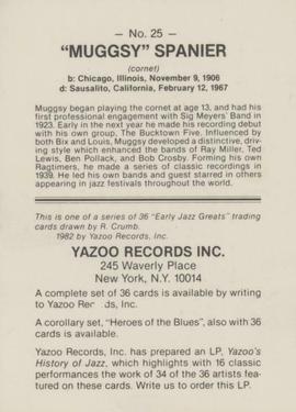 1982 Yazoo Records Early Jazz Greats #25 