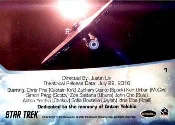2017 Rittenhouse Star Trek Beyond #01 Directed by: Justin Lin Back