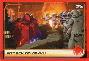 2017 Topps Star Wars Journey to the Last Jedi (UK Release) #1 Attack on Jakku Front