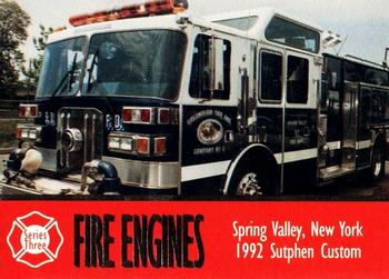 1994 Bon Air Fire Engines #201 Spring Valley, New York - 1992 Sutphen Custom Front