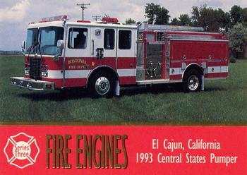 1994 Bon Air Fire Engines #203 El Cajun, California - 1993 Central States Pumper Front