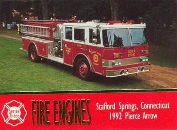 1994 Bon Air Fire Engines #231 Stafford Springs, Connecticut - 1992 Pierce Arrow Front