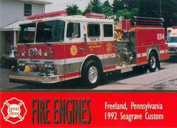 1994 Bon Air Fire Engines #241 Freeland, Pennsylvania - 1992 Seagrave Custom Front
