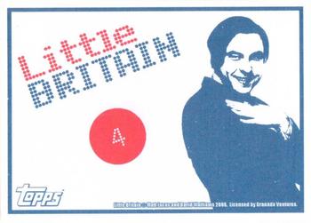2006 Topps Little Britain Collector Cards - Stickers #4 Marjorie Dawes Back