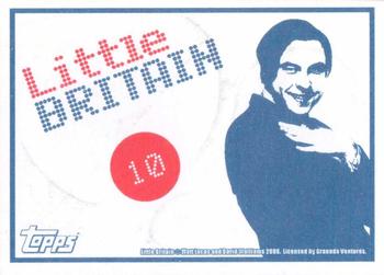 2006 Topps Little Britain Collector Cards - Stickers #10 Andy Pipkin Back