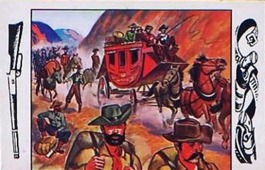 1953 Bowman Frontier Days (R701-5) #66 Virginia City Boom Front
