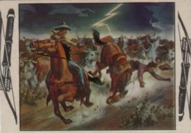 1953 Bowman Frontier Days (R701-5) #94 Stampede Front