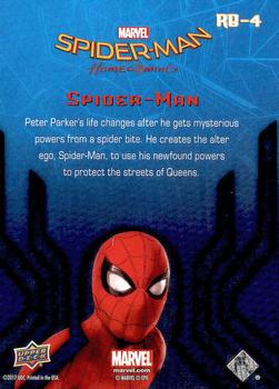 2017 Upper Deck Marvel Spider-Man: Homecoming Walmart Edition #RB-4 Spider-Man - Peter Parker's life changes after Back