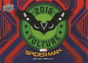 2017 Upper Deck Marvel Spider-Man: Homecoming Walmart Edition #RB-20 Vulture - The Vulture's former employees are now Front