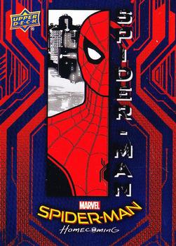 2017 Upper Deck Marvel Spider-Man: Homecoming Walmart Edition #RB-43 Spider-Man - Spider-Man tries to make time for his Front