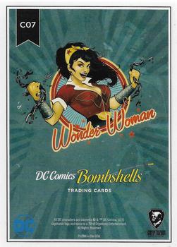 2017 Cryptozoic DC Comics Bombshells - Characters #C07 Wonder Woman Back