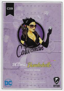 2017 Cryptozoic DC Comics Bombshells - Characters #C09 Catwoman Back