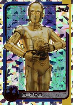 2017 Topps Star Wars Journey to the Last Jedi (UK Release) - Shiny Cards #176 C-3PO Front