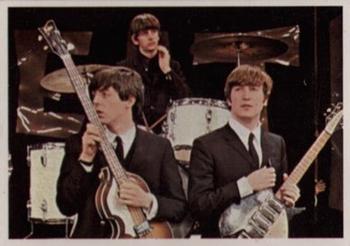 1964 Topps Beatles Color #34 Paul, John, Ringo - Ringo Speaking Front