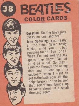 1964 Topps Beatles Color #38 Paul - John Speaking Back
