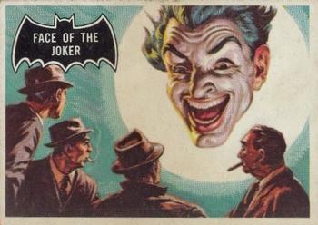 1966 O-Pee-Chee Batman (Black Bat Logo) #9 Face of the Joker Front