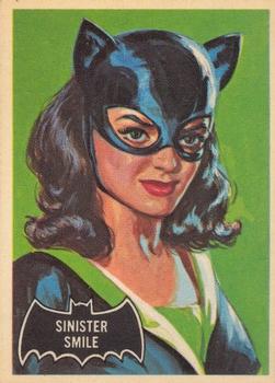 1966 O-Pee-Chee Batman (Black Bat Logo) #27 Sinister Smile Front