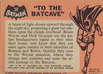 1966 O-Pee-Chee Batman (Black Bat Logo) #39 